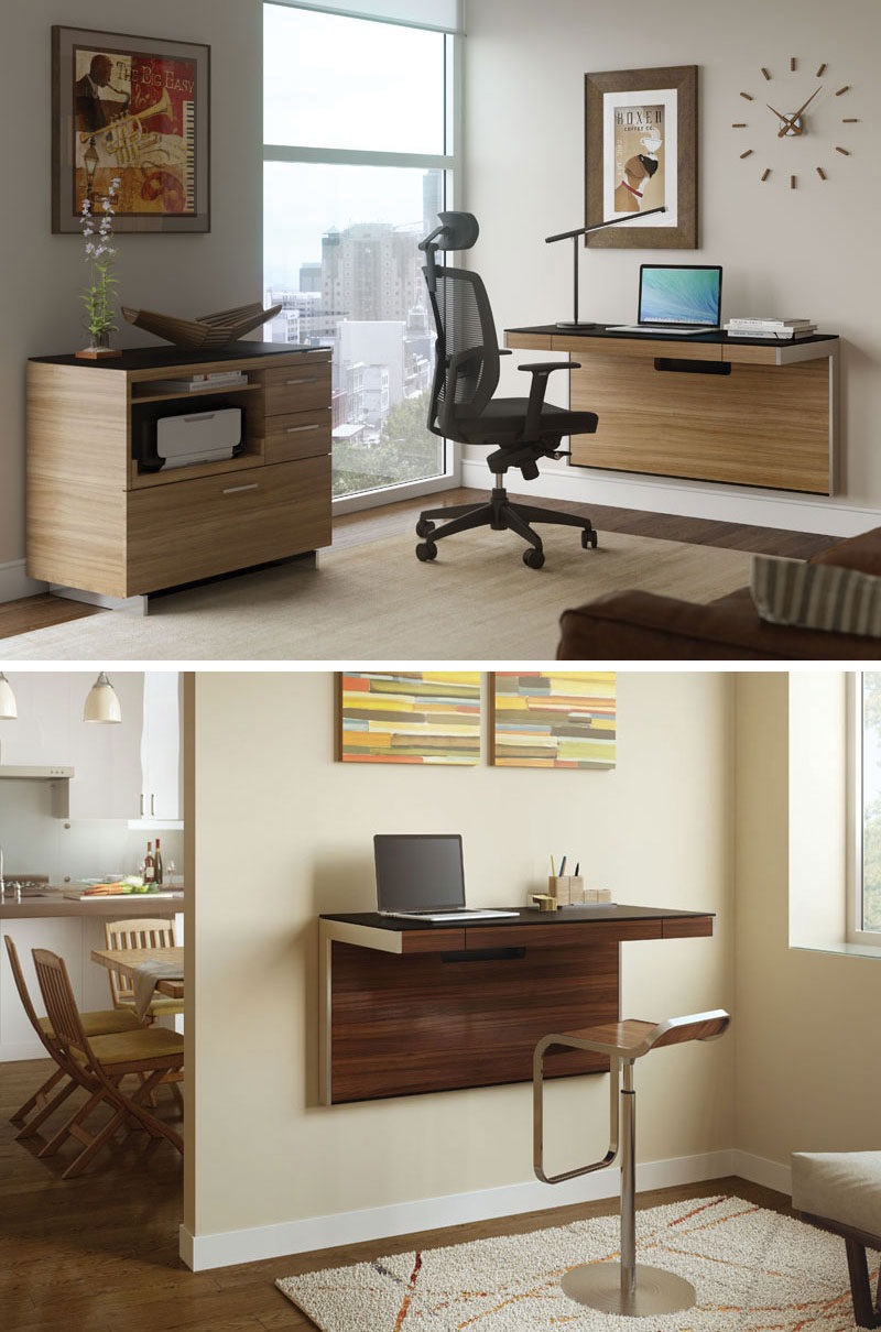 desks for small spaces 16 wall desk ideas that are great for small spaces // these mounted SFJGYOG
