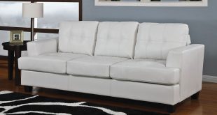 diamond white leather sofa bed LDIPJIK