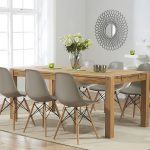 dining table and chairs wood table with eiffel chairs verona solid oak extending dining table with YCVHEUG