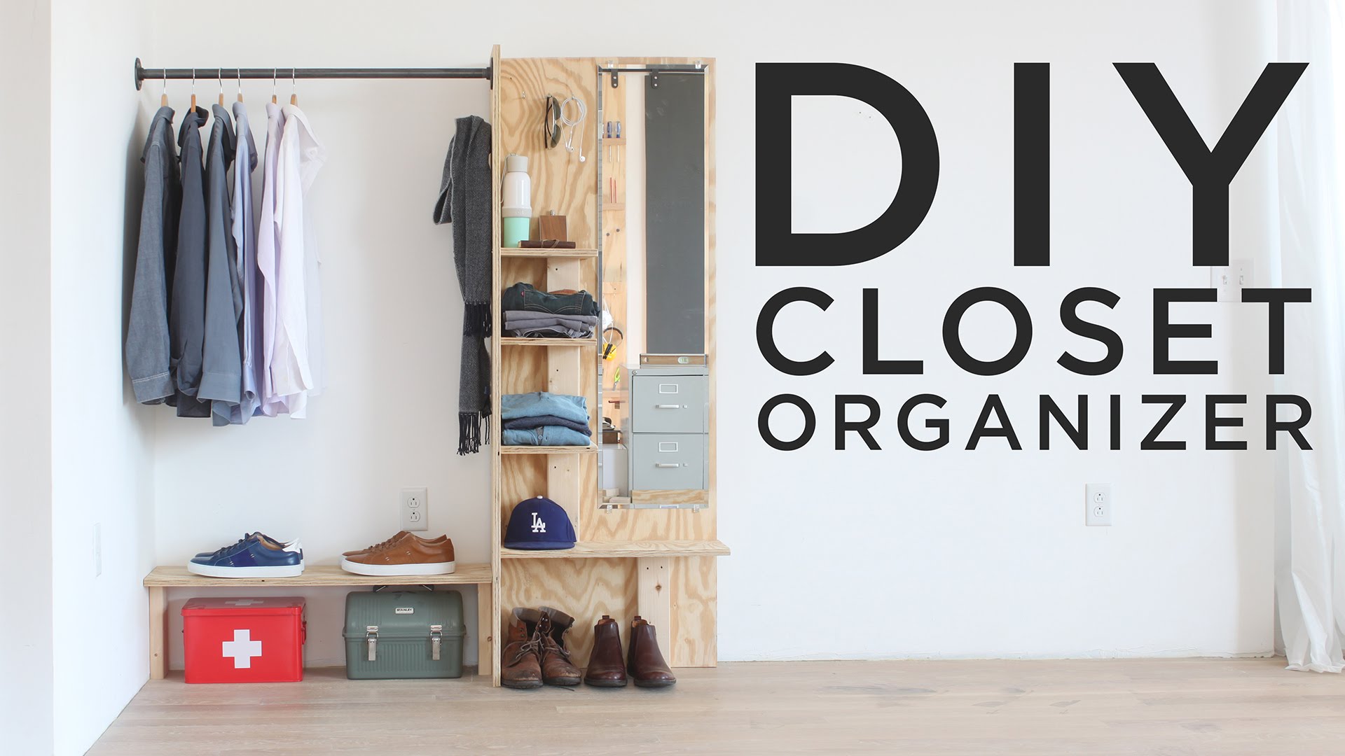 diy closet organizer - youtube JOSNVHR