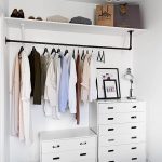 diy closet this closetu0027s chic, modern look can be replicated with very little diy and GCXRFSJ