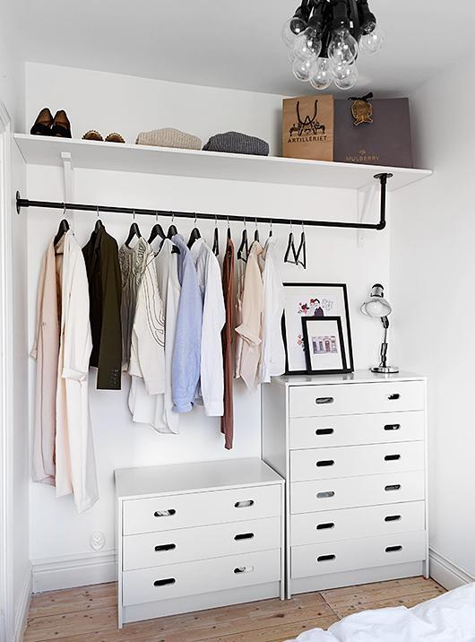 diy closet this closetu0027s chic, modern look can be replicated with very little diy and GCXRFSJ