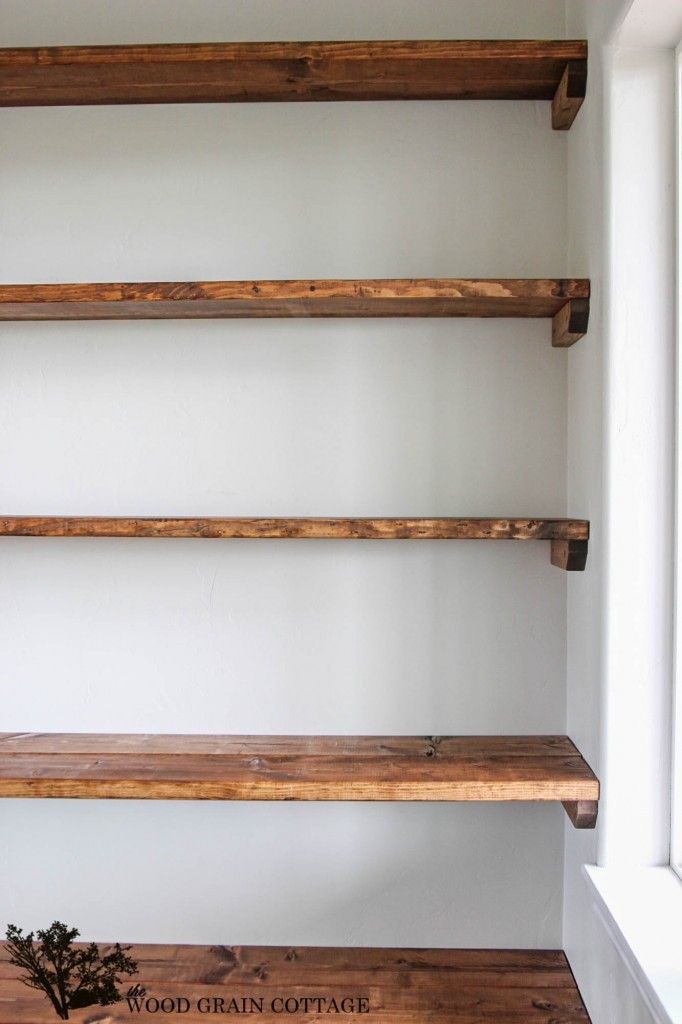 diy shelves - 18 diy shelving ideas LKRSNOP