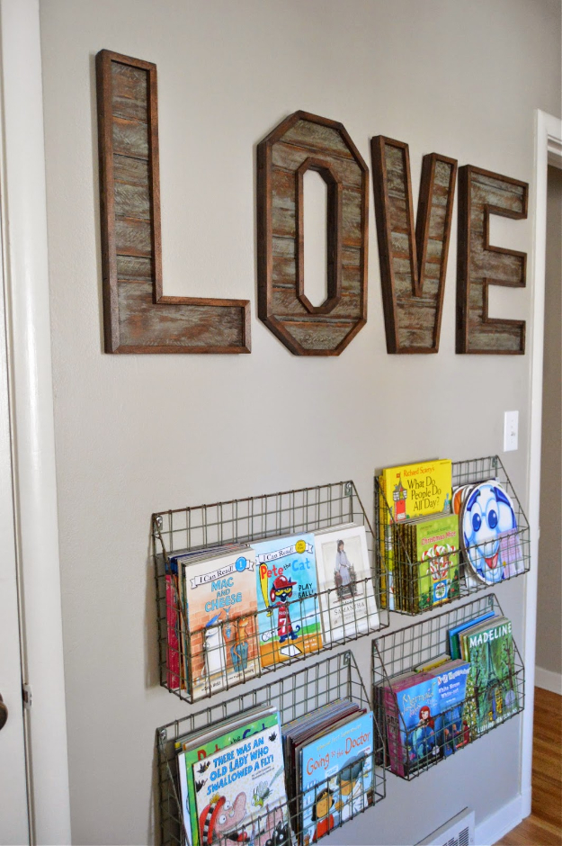 diy wall letters and initals wall art - pallet wood letters - cool HXZDQAD