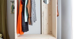 diy wardrobe modern wooden wardrobe diy (a beautiful mess) FJOAANW