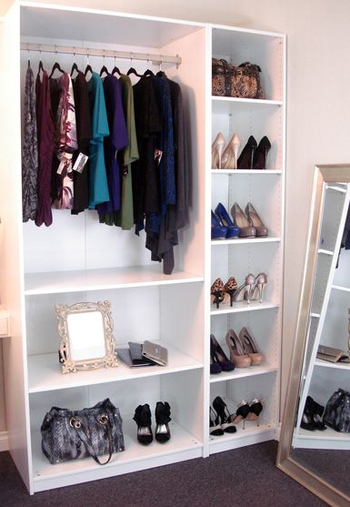 diy wardrobes diy wardrobe w/ ikea shelves? smaller version for dress up clothes KOVOUPS