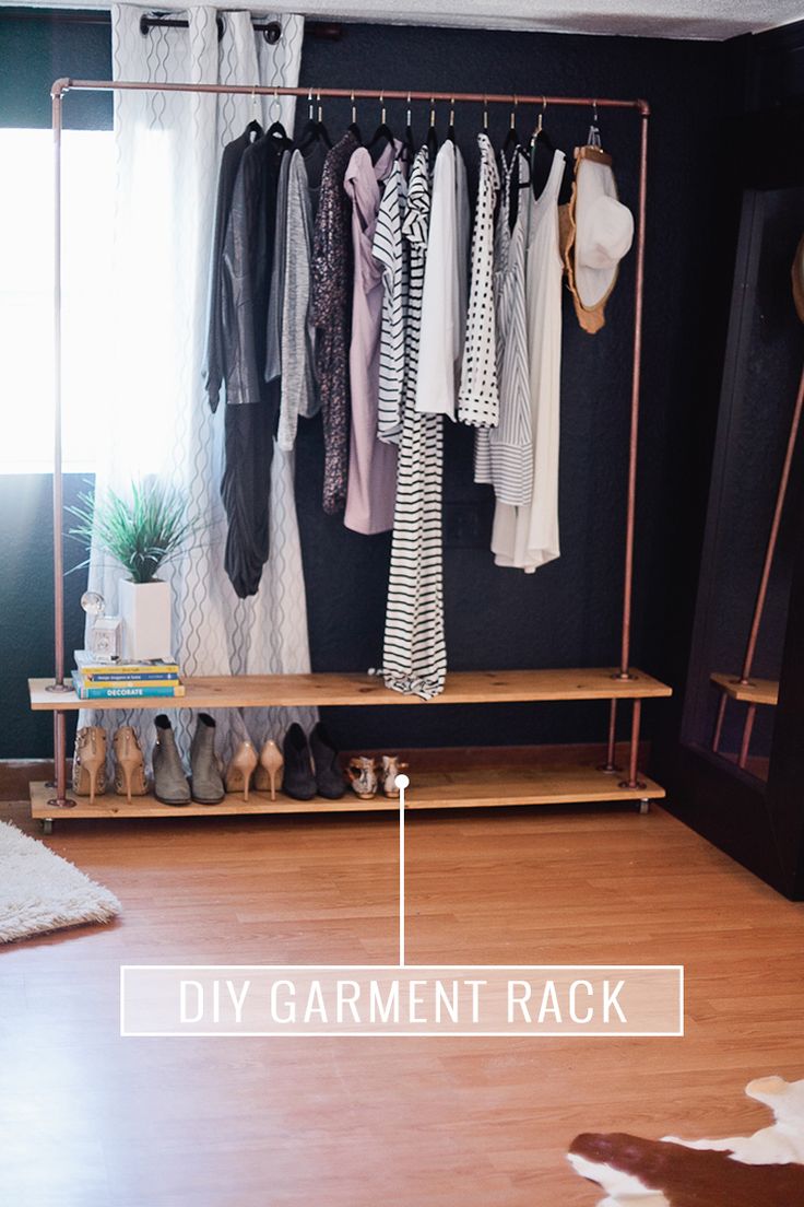 diy wardrobes rolling diy garment rack for your wardrobe TRTCNUD