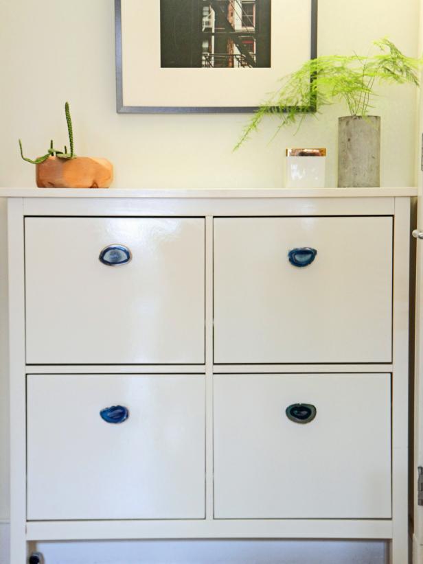 dresser knobs dress up an plain dresser with agate or other gemstone knobs. CFWLFQS