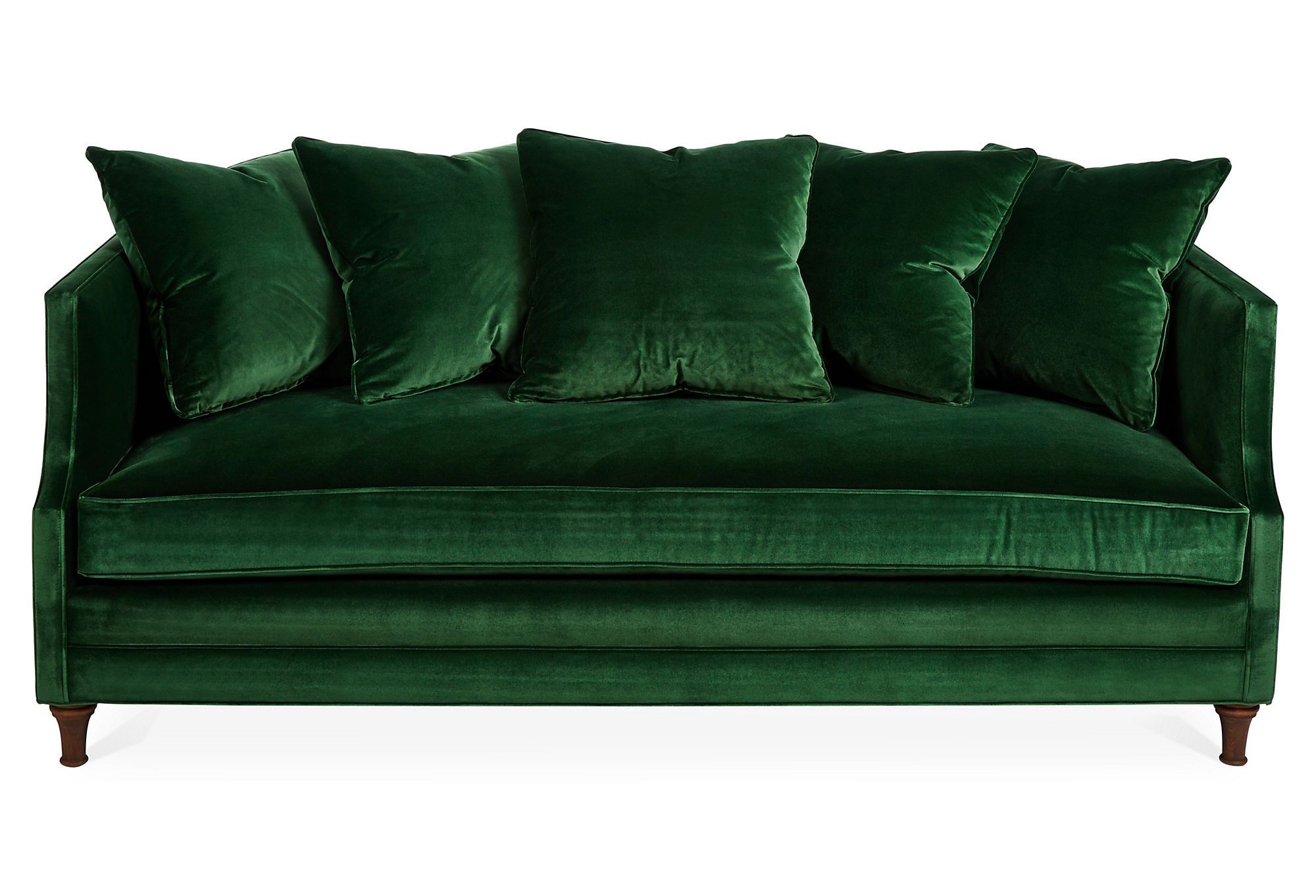 dumont velvet sofa - freshome CJIZNRV