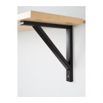 ekby järpen / ekby valter wall shelf - white/black - ikea XEZJUSI