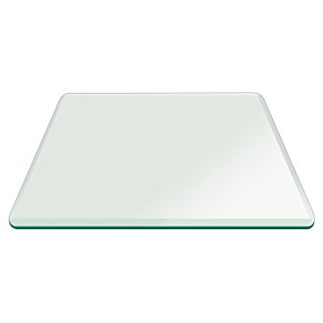 fab glass and mirror square clear glass table top 48 inch tempered AIGVRIJ