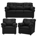fabhomedecor elzada five seater sofa set 3-1-1 (black): amazon.in: home u0026  kitchen RIRICPV