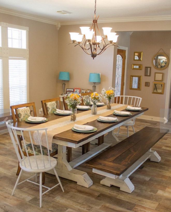 farmhouse dining room table 12 farmhouse tables and dining rooms youu0027ll love VXLEVXN