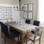 farmhouse dining room table modern farmhouse dining room u0026 diy shiplap QJLVLKX