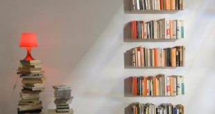 floating bookshelves the bed side even on the kitchen wall! because of the minimal . PGIUYPX