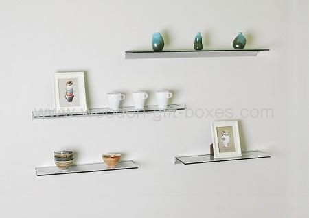 floating glass shelves glass wall floating shelves, display shelvings 1 ... JRXOYQI