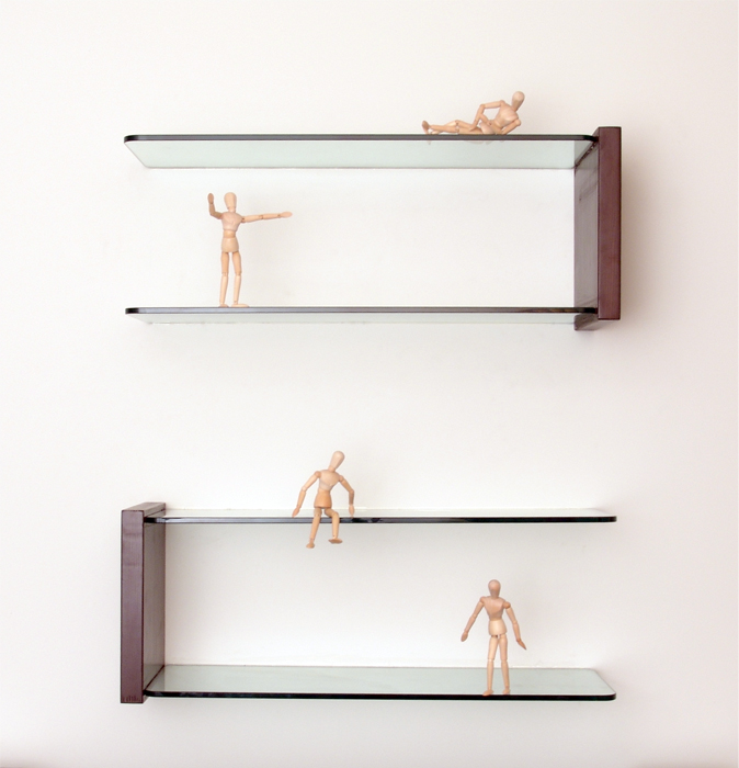 floating glass shelves home - glass shelving BNQUINO