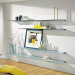 floating glass shelves modern glass interior. salon shelvesdublin apartmentfloating ... PJWOTEN