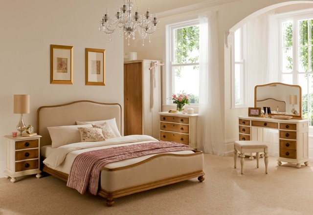 french style furniture inspiration for a timeless bedroom remodel in london. save photo. crown french CKZAJEJ