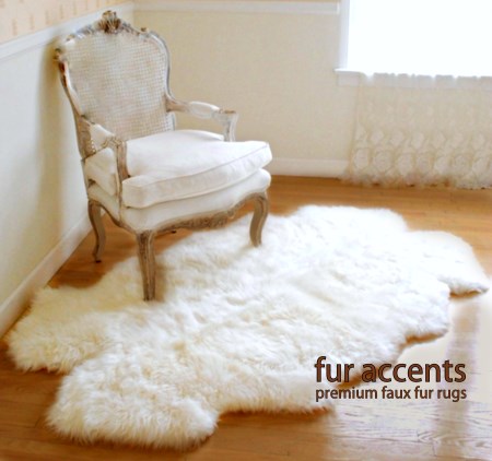 fur rugs 3x5 thick white faux fur sheepskin rug quatro new KQHBDFQ