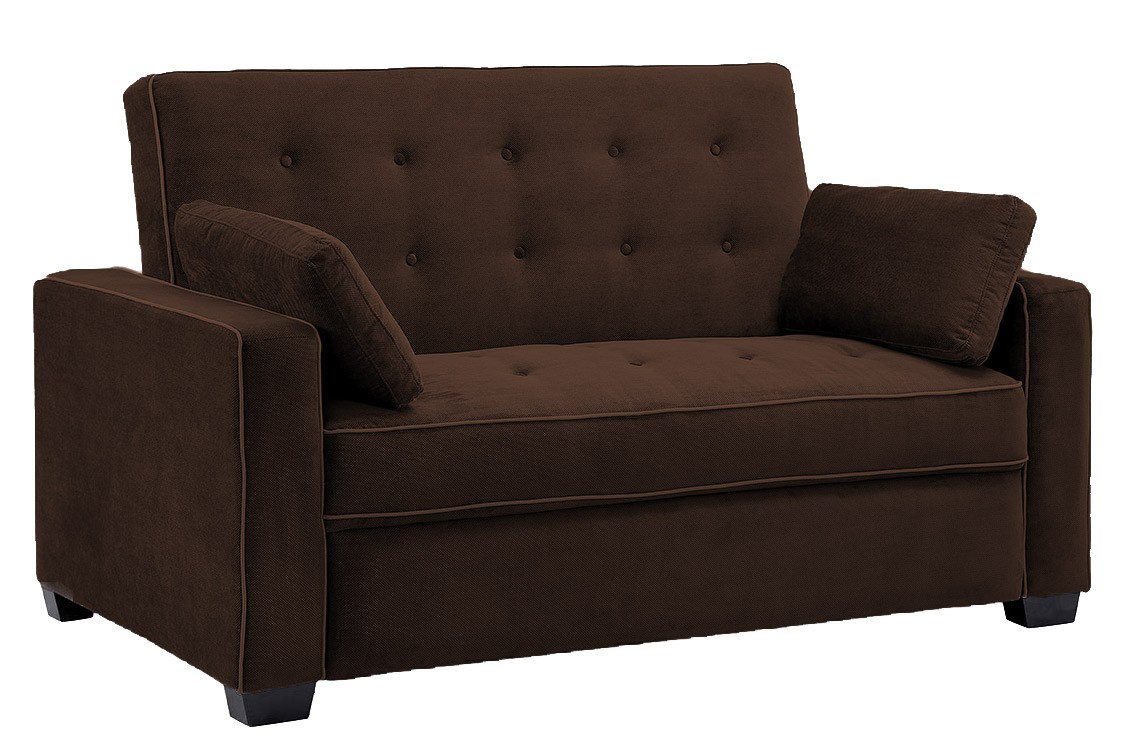 futon sofa beds jacksonville_modern_convertible_futon_sofa_bed_sleeper_chocolate brown sofa  bed futon couch ... SPUUPFL