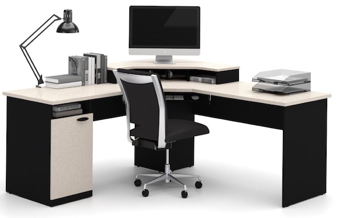 gaming computer desk bestar-hampton-corner-workstation-best-l-shaped-desk XWLQMFQ