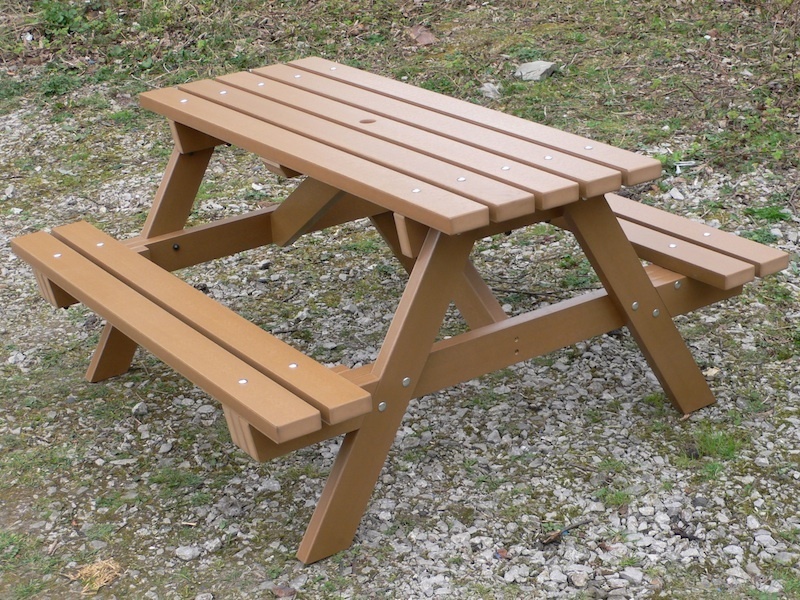 garden table thames traditional picnic table | recycled plastic | 6 seater VYWGBTY