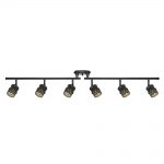 globe electric kearney 6-light oil rubbed bronze foldable track lighting kit JLWAODB