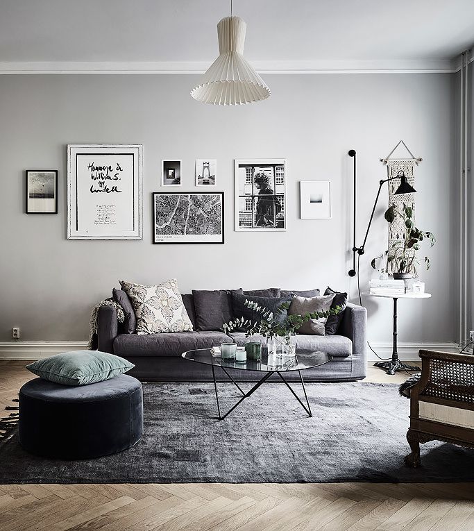 Grey Living Room johanna bradfordu0027s home - via cocolapinedesign.com. grey living roomsliving  room ... SPXFWFT