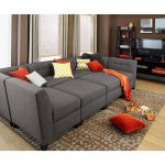 harper fabric 6 piece modular sectional sofa with chaise u0026 ottoman - custom XNHNQCL