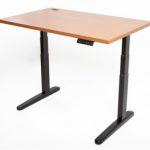height adjustable desk the jarvis adjustable-height desk designed by ergo depot comes is several  widths MINUSMK