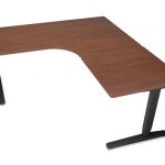 height adjustable desk uplift height adjustable standing desk with l-shaped custom laminate desktop ECKVZYQ