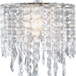 home beaded light shade - clear XAFFOPQ