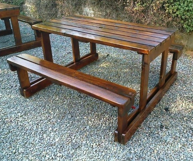 homemade wooden garden benches KGIHOVC