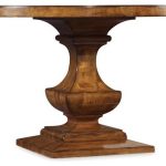 hooker furniture tynecastle round pedestal dining table traditional-dining- tables BEMSSGF
