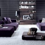 how to match a purple sofa to your living room décor RCFGHYZ