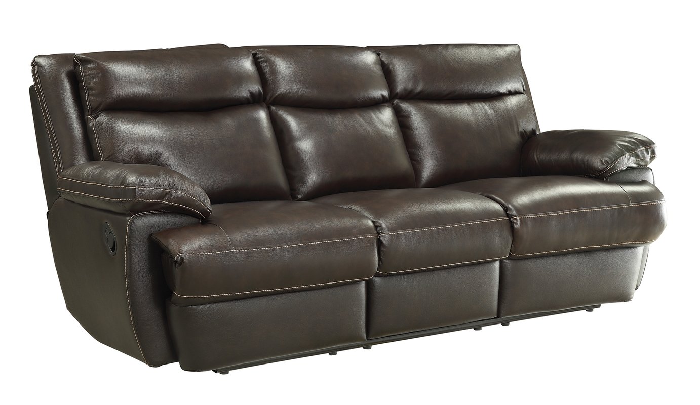 hughes leather reclining sofa UUVOCFP