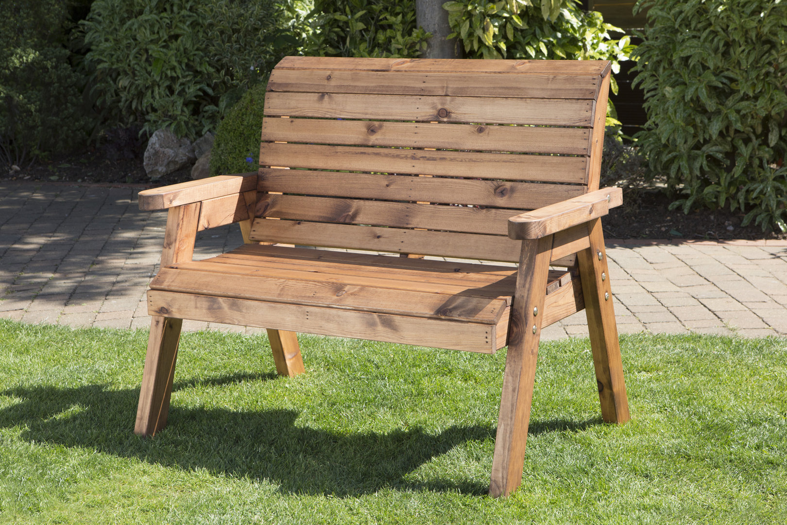 image of: small wooden garden benches TWUDSMZ