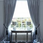 interlined twin pinch pleat silk curtains on lath u0026 fascia MRNAFDV