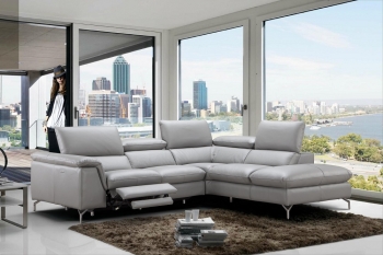 italian leather sofa refined 100% italian leather sectional NLDVCUR