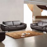 italian leather sofa set in espresso finish GSQJVDQ
