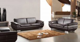 italian leather sofa set in espresso finish GSQJVDQ