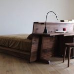 japanese furniture above: the caramella bed is made of walnut and detailed with a long QSPWFYJ
