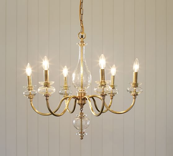 jasmine glass chandelier DISCXSL