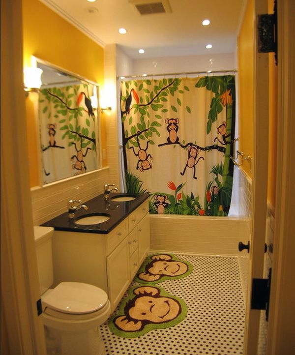 kids bathroom ideas view in gallery playful and vivid jungle theme surely lights up this INCGHEP