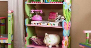 kids bookshelf girls colorful kids bedroom NQSDOWW