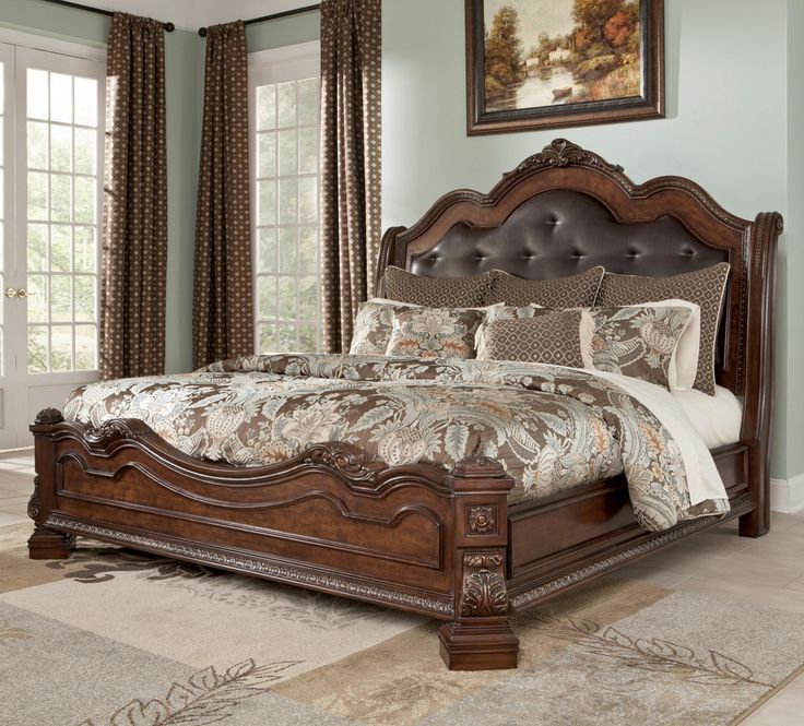 king size bed frame with headboard - http://www.atentevent.net PCEUVYM