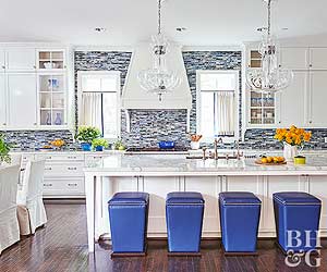 kitchen backsplash ideas 17 kitchens with scene-stealing backsplashes NQYVBRM