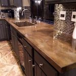 kitchen counter tops 40 amazing and stylish kitchens with concrete countertops ARAXJZM