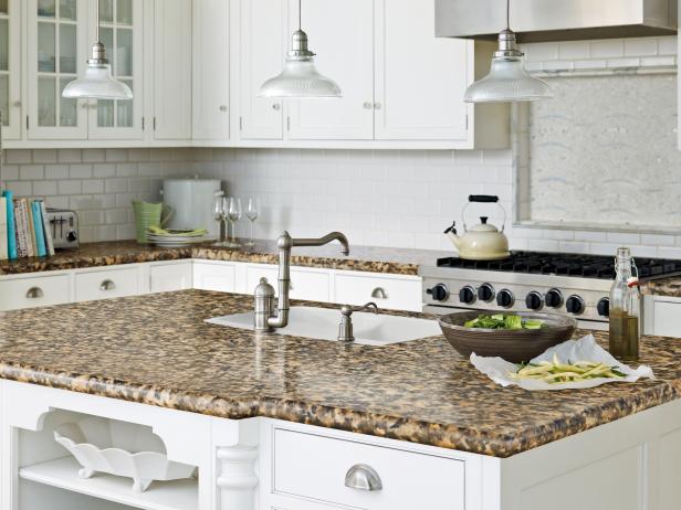 kitchen counter tops imitation granite countertop in traditional white kitchen ZFYHGPC
